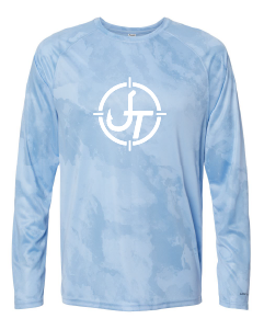 Paragon Cabo Camo Blue Mist Long Sleeve UPF Shirt
