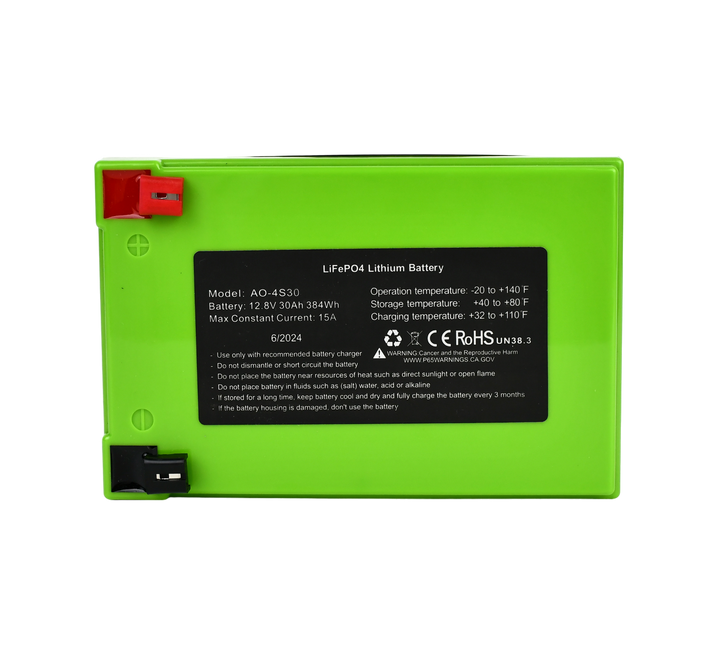 30Ah Lithium Battery (LiFePO4) Wide
