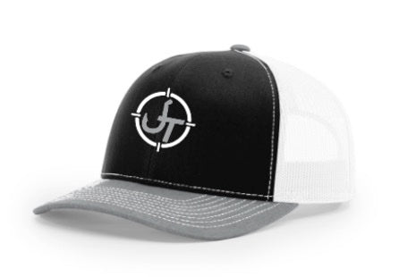Black, Grey, and White Richardson Snapback