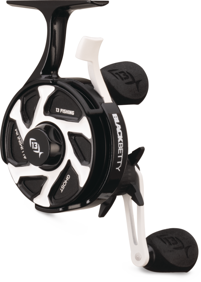 13 fishing black betty freefall ghost inline ice fishing reel Maverick depth (5 13 Fishing: Ice Reels