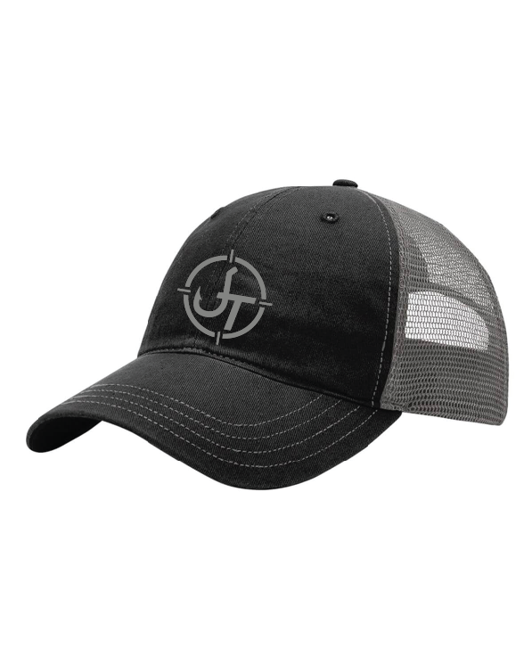 Richardson 111 Unstructured Snapback - Black/Charcoal with Charcoal JT