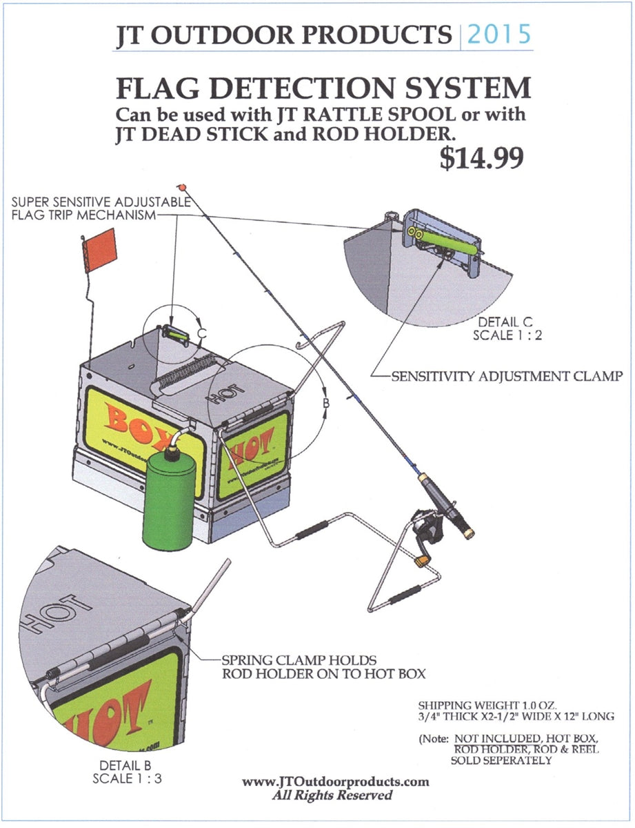 JT Flag With Detection Wire Form