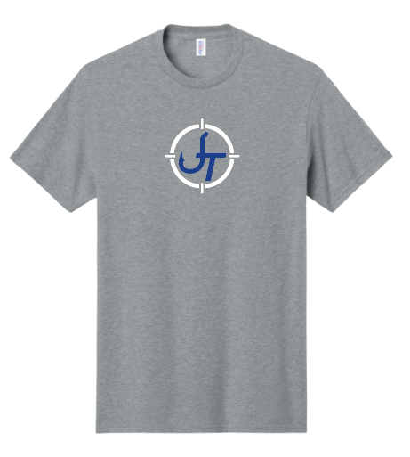 JT Outdoor Products Light Grey Tee - White Logo