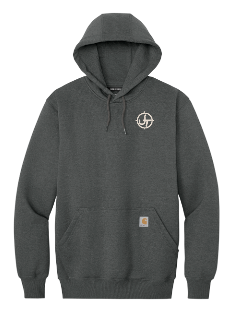 JT -  Carhartt Rain Defender Paxton Heavyweight Hooded Sweatshirt - Carbon Heather