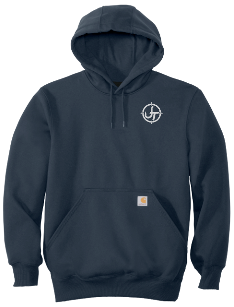 JT - Carhartt Rain Defender Paxton Heavyweight Hooded Sweatshirt - New Navy