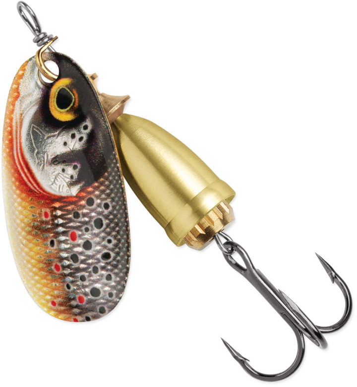 blue fox fishing lure Blue Fox Gilded Classic Vibrax Blue Steel / 1/8 oz