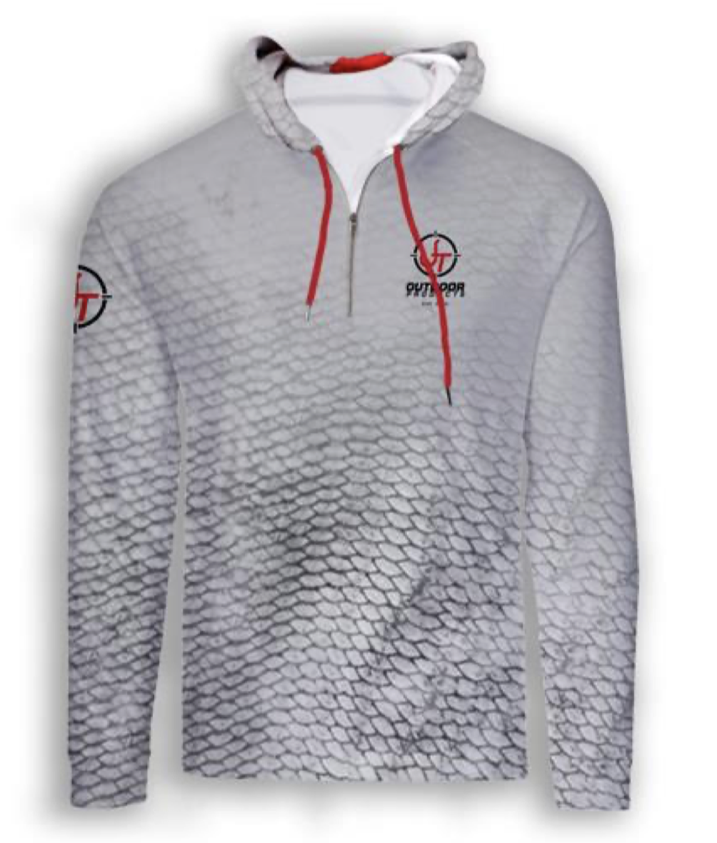 Fish Scale UPF lightweight Hoodie - JT Outdoor Products