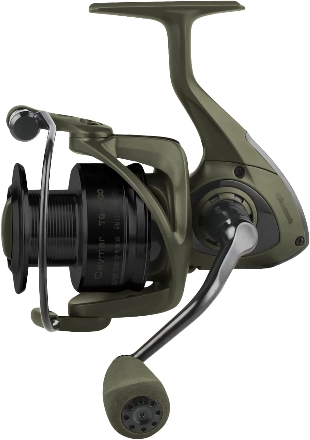 Okuma Fishing Ceymar Limited Edition Tactical Green Spinning Reel, Size 1000  - 729863, Ice Fishing Reels at Sportsman's Guide